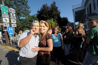 Illustration for article titled Everyone In Rhinebeck Comes Out For Chelsea's Big Day